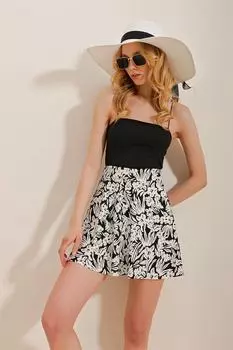 Юбка - Черный - Мини Trend Alaat Stili, черный