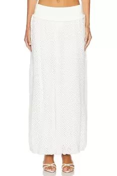 Юбка ciele maxi Faithfull The Brand, белый
