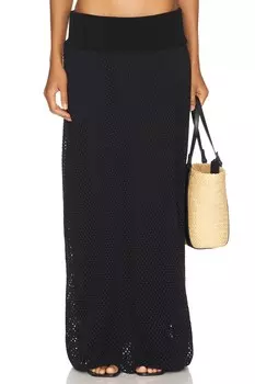 Юбка ciele maxi Faithfull The Brand, черный