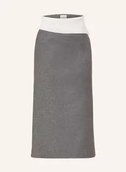 Юбка CLAUDIE PIERLOT, серый/белый