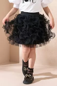 Юбка Colette из спиральной сетки Angel & Rocket, черный