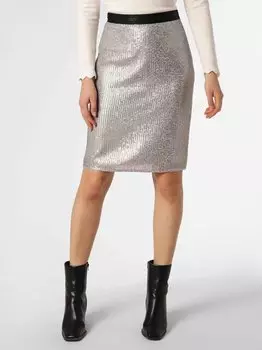 Юбка Comma Casual Identity, серебряный