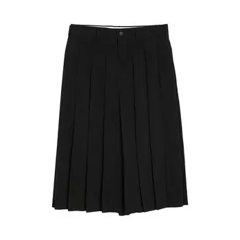 Юбка Comme des Garons Wool Tropical Skirt 'Black', черный
