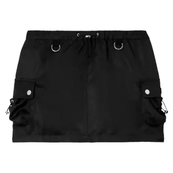 Юбка Coperni Tailored Cargo Mini 'Black', черный