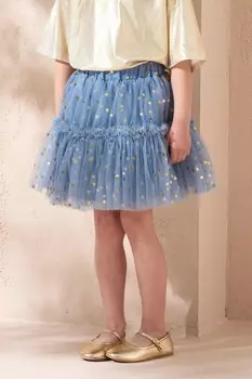 Юбка Cora сетчатая многоярусная Angel & Rocket, синий