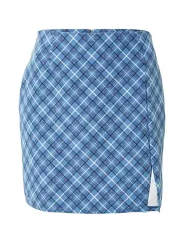 Юбка Cotton On MOD, синий/кобальтовый синий/светло-голубой