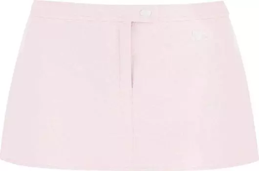 Юбка Courrèges Vinyl Mini Skirt 'Pale Pink', розовый