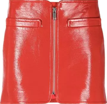Юбка Courrges Vinyl Swallow Skirt 'Heritage Red', красный