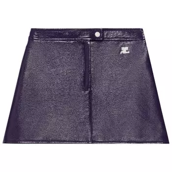 Юбка Courrges Vinyl Reedition, Фиолетовый