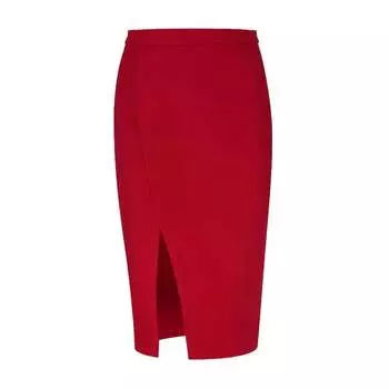 Юбка Crayon Rouge имитация муфлона Conquista, красный