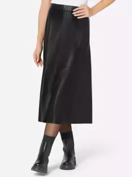 Юбка Creation L из искусственной кожи, черный