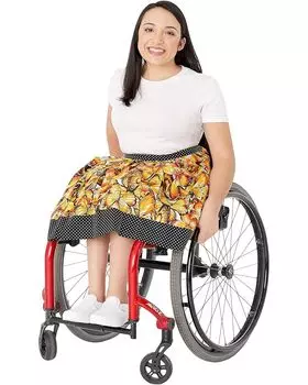 Юбка Creative Adaptive Clothing Georgina Gathered Front Skirt, цвет Butterfly Multi