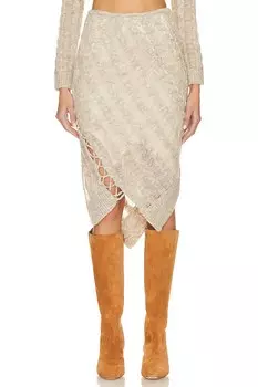 Юбка Cult Gaia Saphire, цвет Tawn Multi