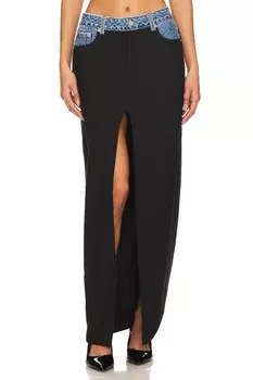 Юбка цвета кларет Ser.O.Ya, черный