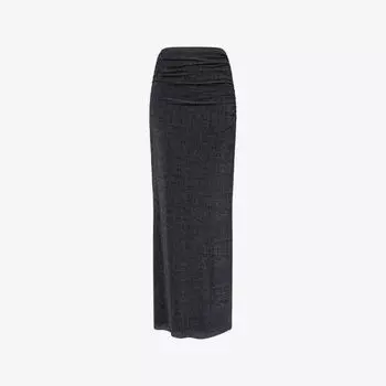 Юбка Daily Paper с принтом и сборками, черный