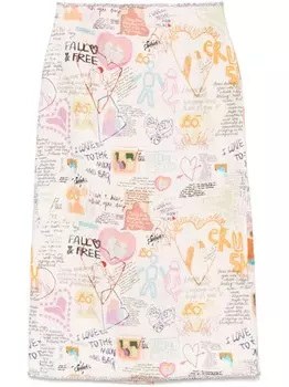 Юбка Dear Diary ZIMMERMANN, нейтральный цвет