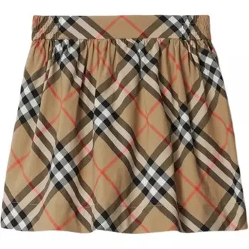 Юбка детская Burberry, коричневый