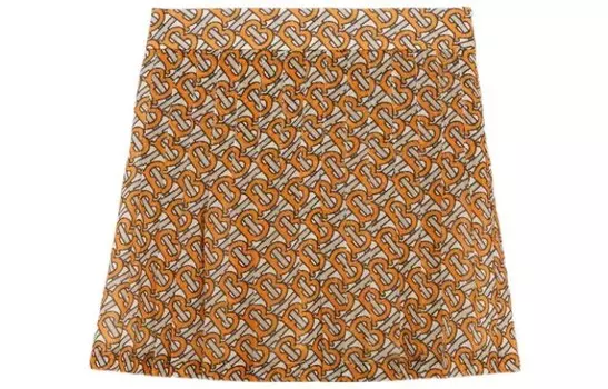Юбка детская Burberry, оранжевый