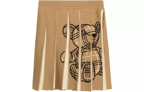 Юбка детская Burberry, светло-коричневый