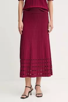 Юбка Dkny, бордовый