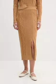 Юбка Dkny, коричневый