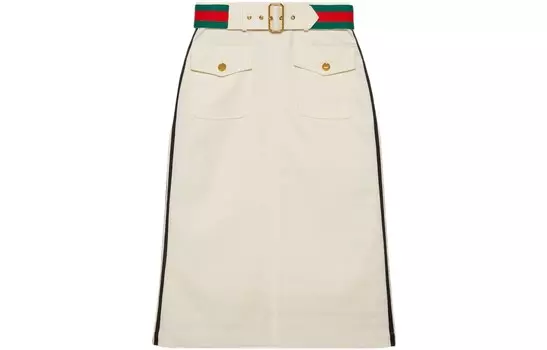Юбка длинная Adidas Originals X Gucci, белый