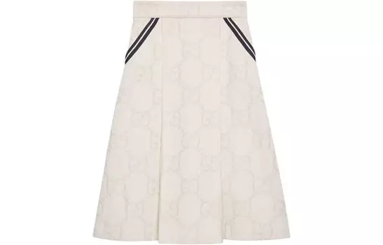 Юбка длинная Gucci, белый