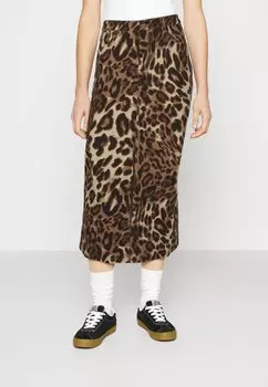 Юбка длинная PCOLEO LONG SKIRT Pieces, береза