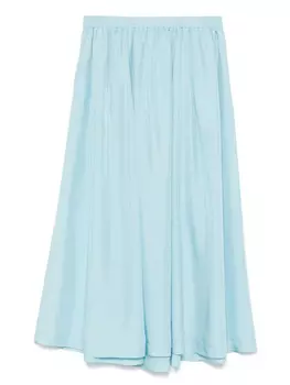 Юбка длинная шелковая Forte Forte, синий
