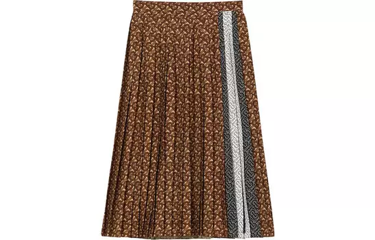 Юбка длинная женская Burberry, темно-кофейный