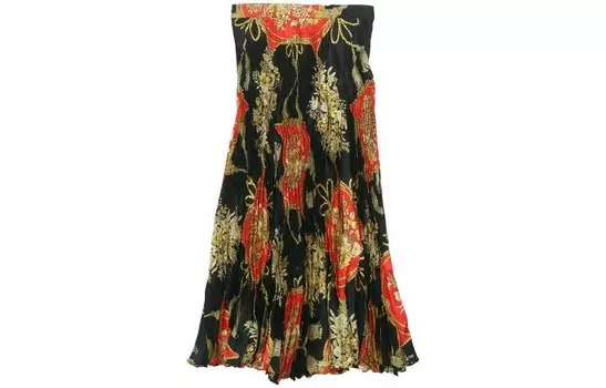 Юбка длинная женская Gucci, черный / красный