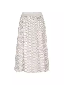 Юбка длиной до колена DreiMaster Klassik, белый