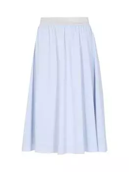 Юбка длиной до колена DreiMaster Klassik, светло-синий