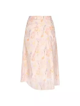 Юбка длиной до колена DreiMaster Vintage, оранжевый