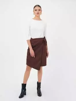Юбка длиной до колена Freshlions, коричневый