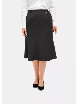 Юбка длиной до колена GOLDNER, черный