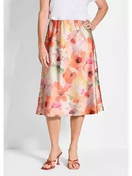 Юбка длиной до колена GOLDNER, цвет pfirsich/gemustert