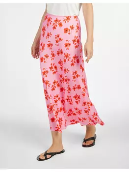 Юбка длиной до колена Lovely sisters, цвет big flower print