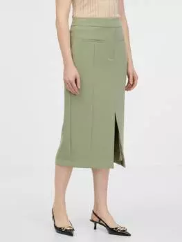 Юбка длиной до колена orsay, хаки
