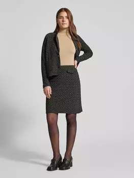 Юбка длиной до колена с карманами с клапанами More & More, черный