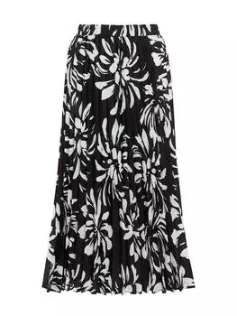 Юбка длиной до колена Threadbare, цвет black-white