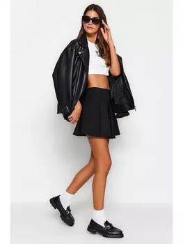 Юбка длиной до колена trendyol, черный