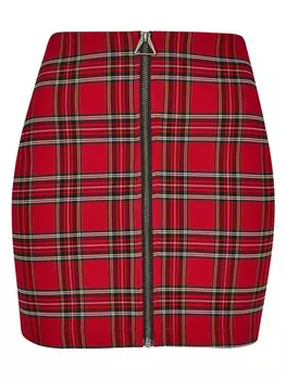 Юбка длиной до колена Urban Classics, цвет red/blk