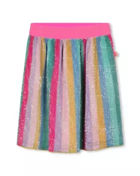 Юбка для девочки разноцветная с пайетками Billieblush, мультиколор