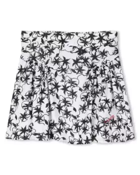 Юбка для девочки с принтом металлической нитью Zadig & Voltaire, белый