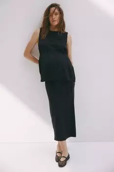 Юбка для мамы из микрофибры H&M, черный