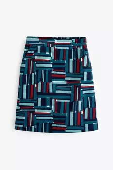 Юбка для паромной переправы из 100% хлопка Seasalt Cornwall, синий