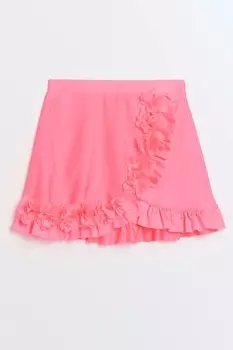 Юбка для плавания для девочки с цветочным узором River Island, розовый