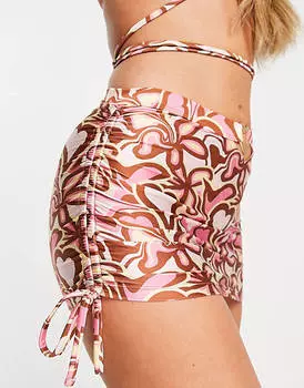 Юбка для плавания со сборками сбоку ASOS DESIGN