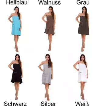 Юбка для сауны Julie Julsen с застежкой-липучкой, коричневый